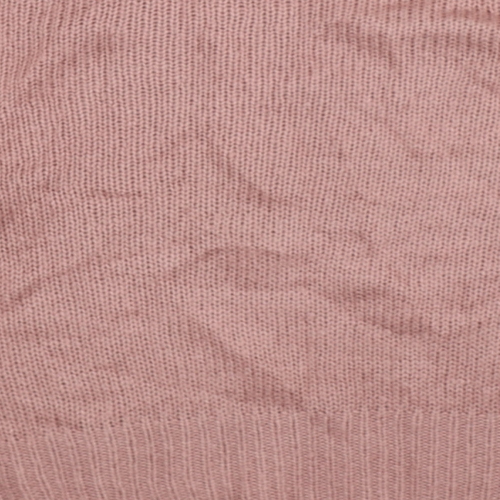 New Look Womens Pink  Knit Pullover Jumper Size S  - Oversized