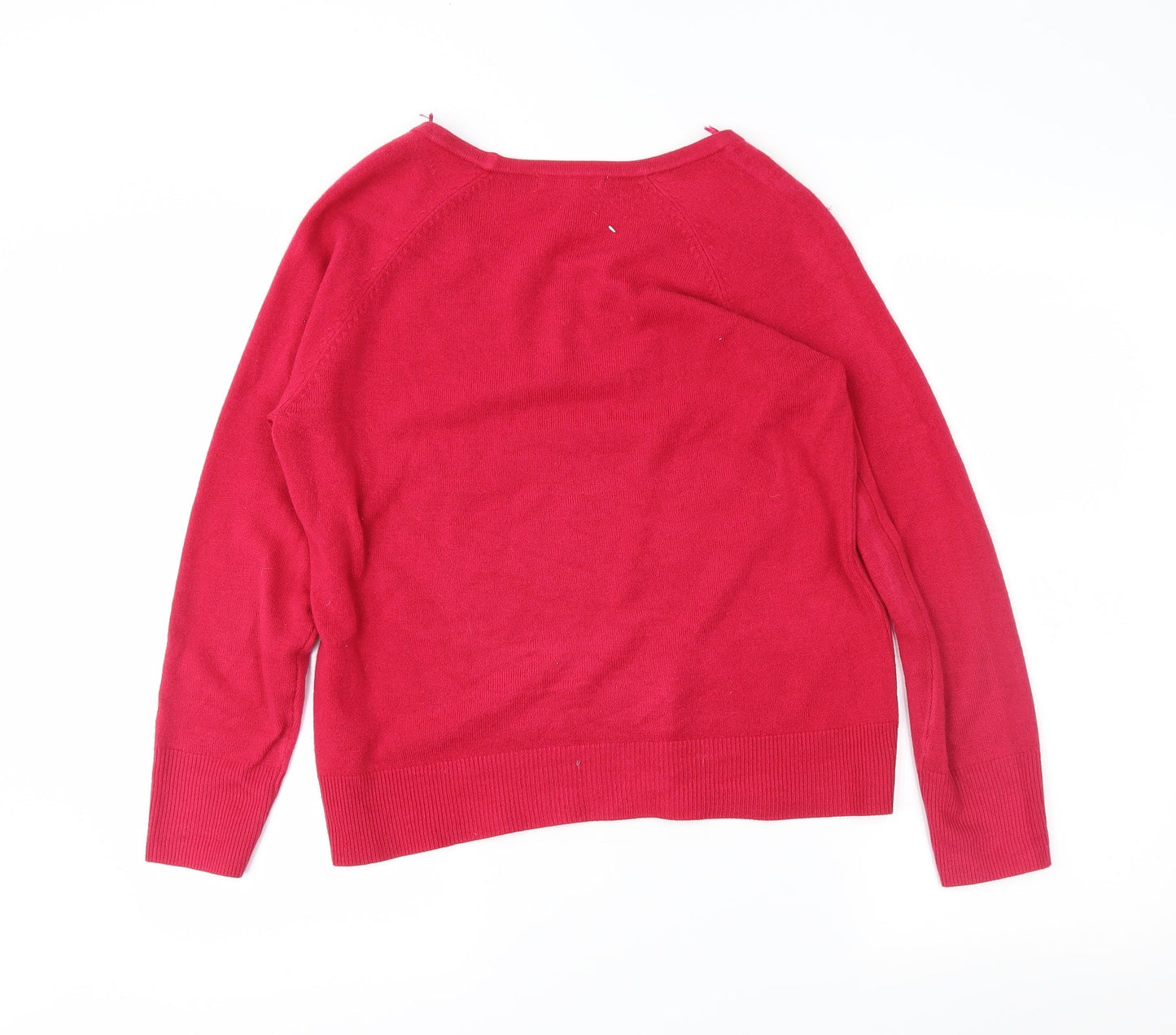 M&S Womens Pink   Tunic Jumper Size 14