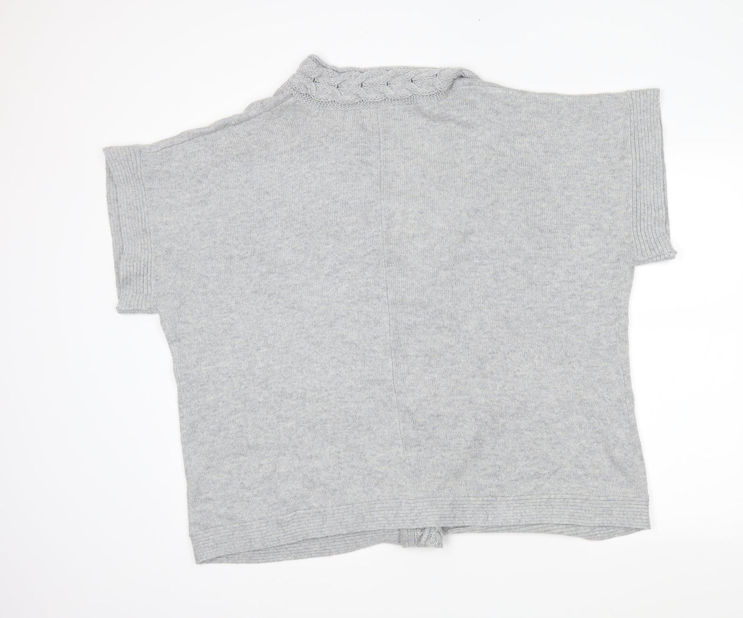 Ann Harvey Womens Grey   Wrap Jumper Size L