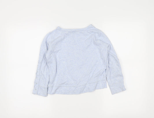 Gap Girls Blue   Pullover Sweatshirt Size 6-7 Years