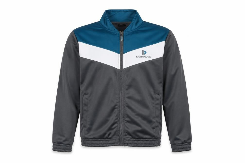 Front view of Donnay boys’ grey jacket, size 11, years