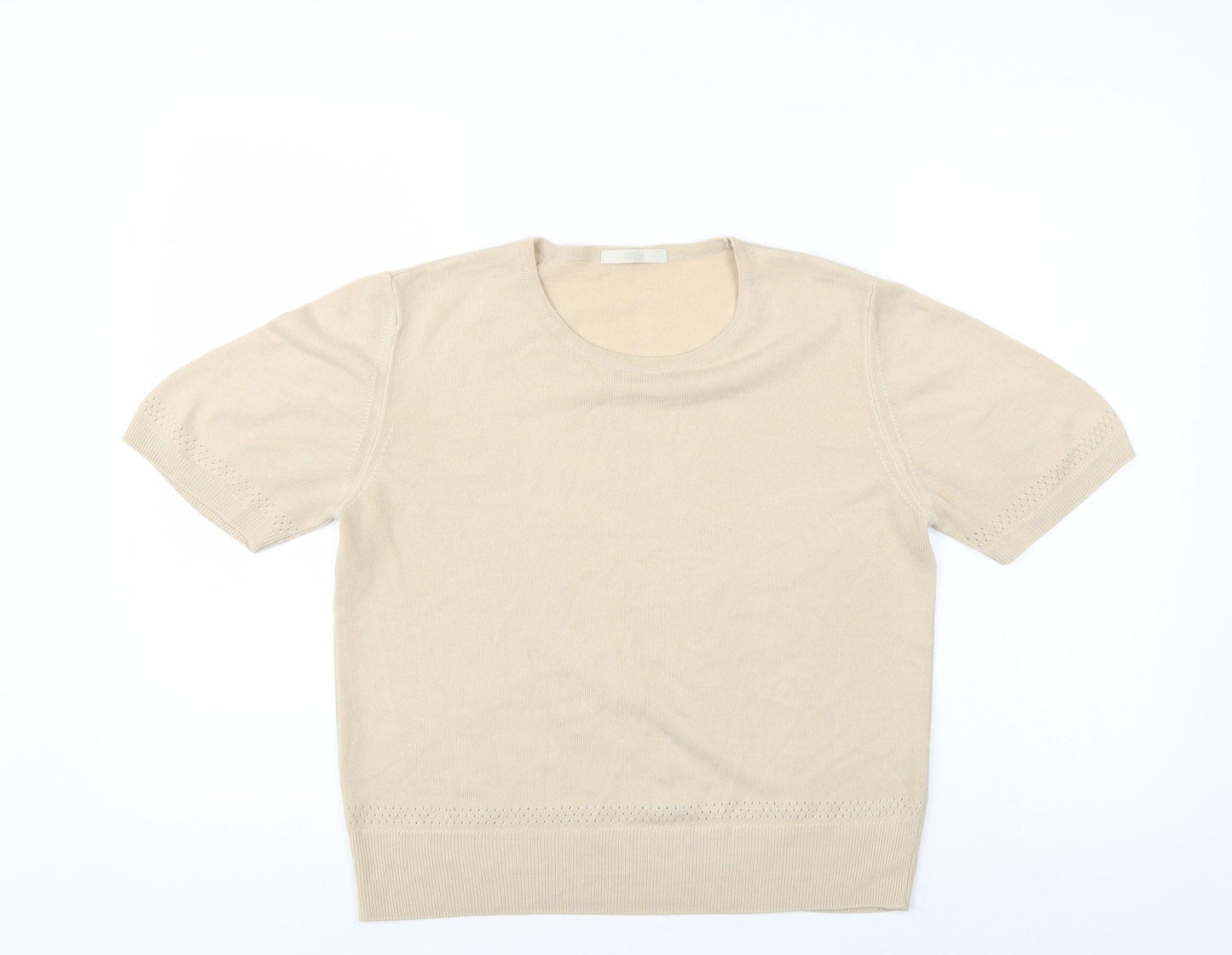 Marks and Spencer Womens Ivory   Basic Blouse Size 14