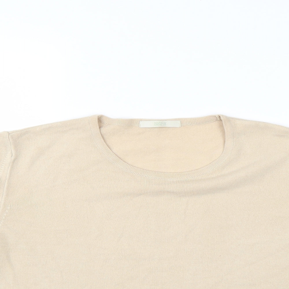 Marks and Spencer Womens Ivory   Basic Blouse Size 14