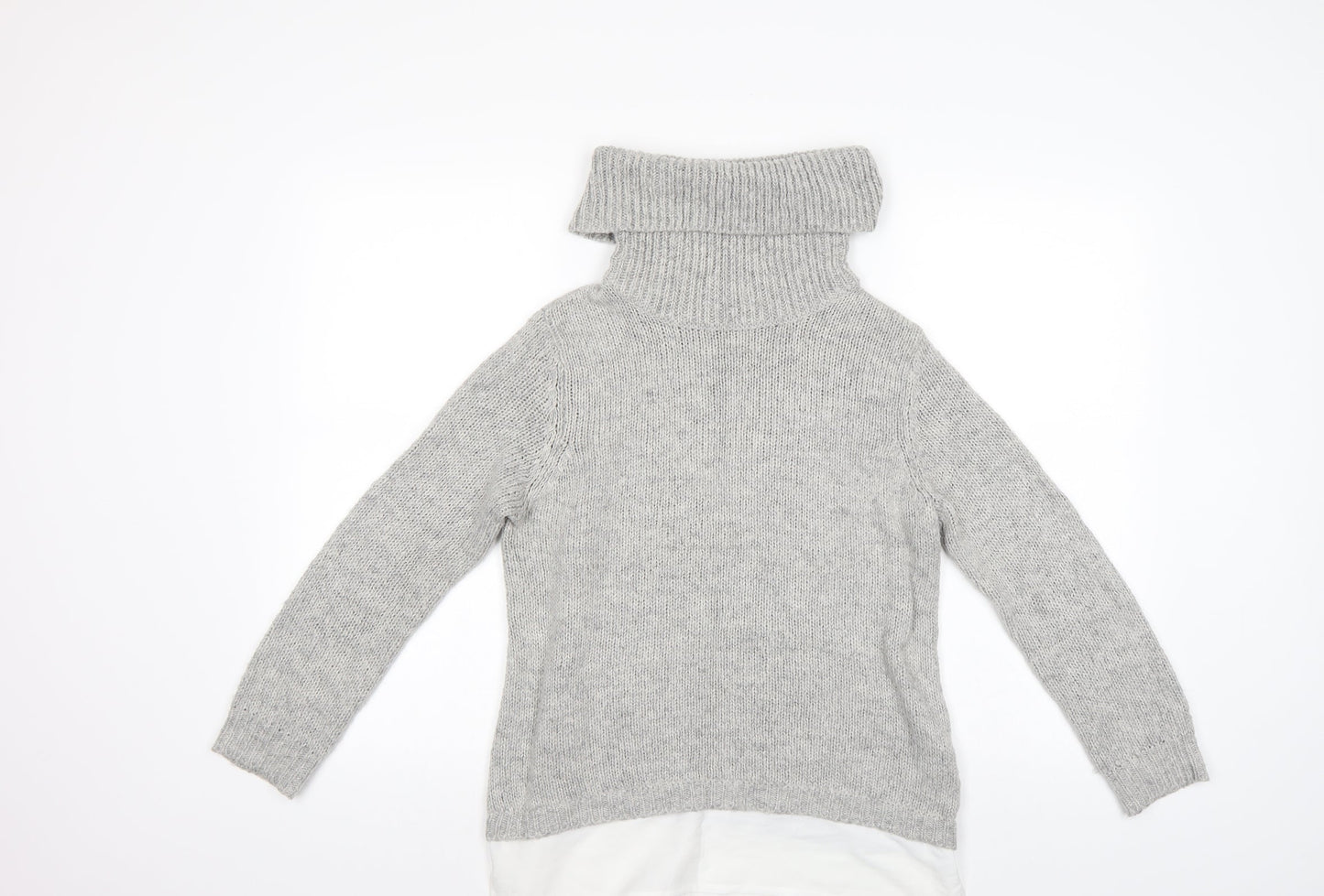 Peacocks Womens Grey   Tunic Jumper Size 8