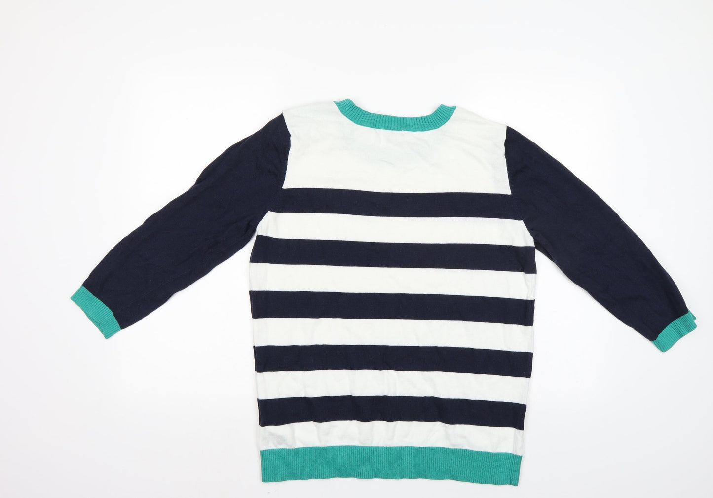Gap Womens Multicoloured Striped  Pullover Jumper Size L