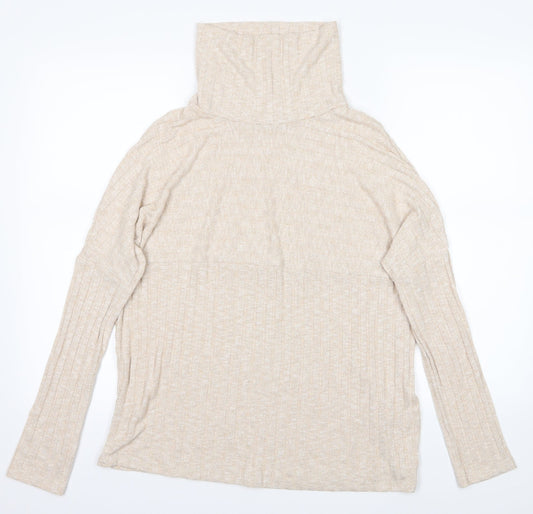 Tu Woman Womens Beige   Pullover Jumper Size 12