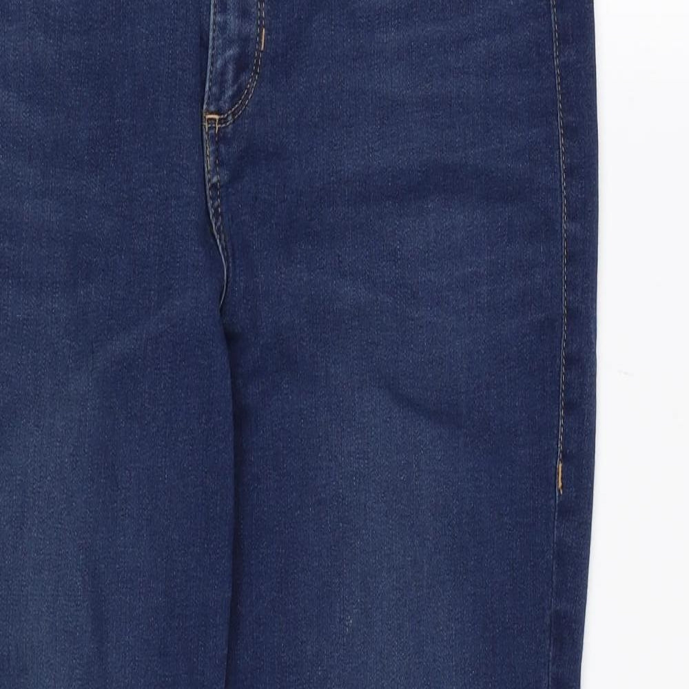 Preworn Womens Blue  Denim Skinny Jeans Size 12 L26 in - Super Skinny