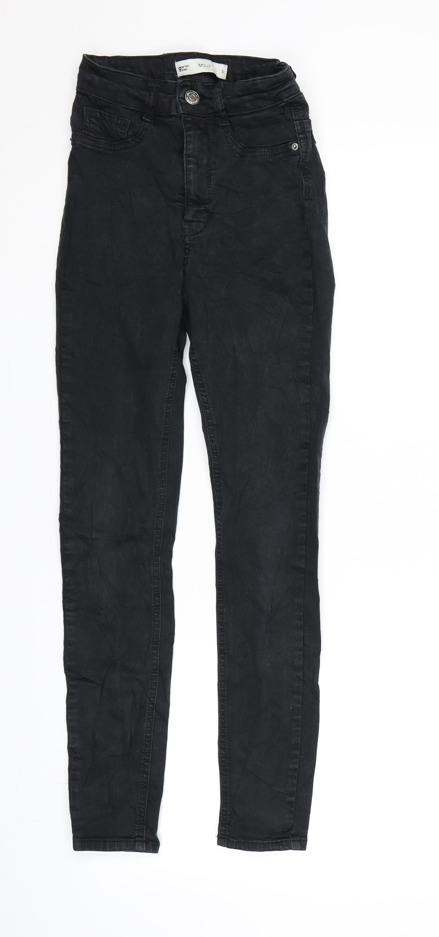 Ginatricot Womens Black  Denim Skinny Jeans Size S L26 in - Skinny Jeans