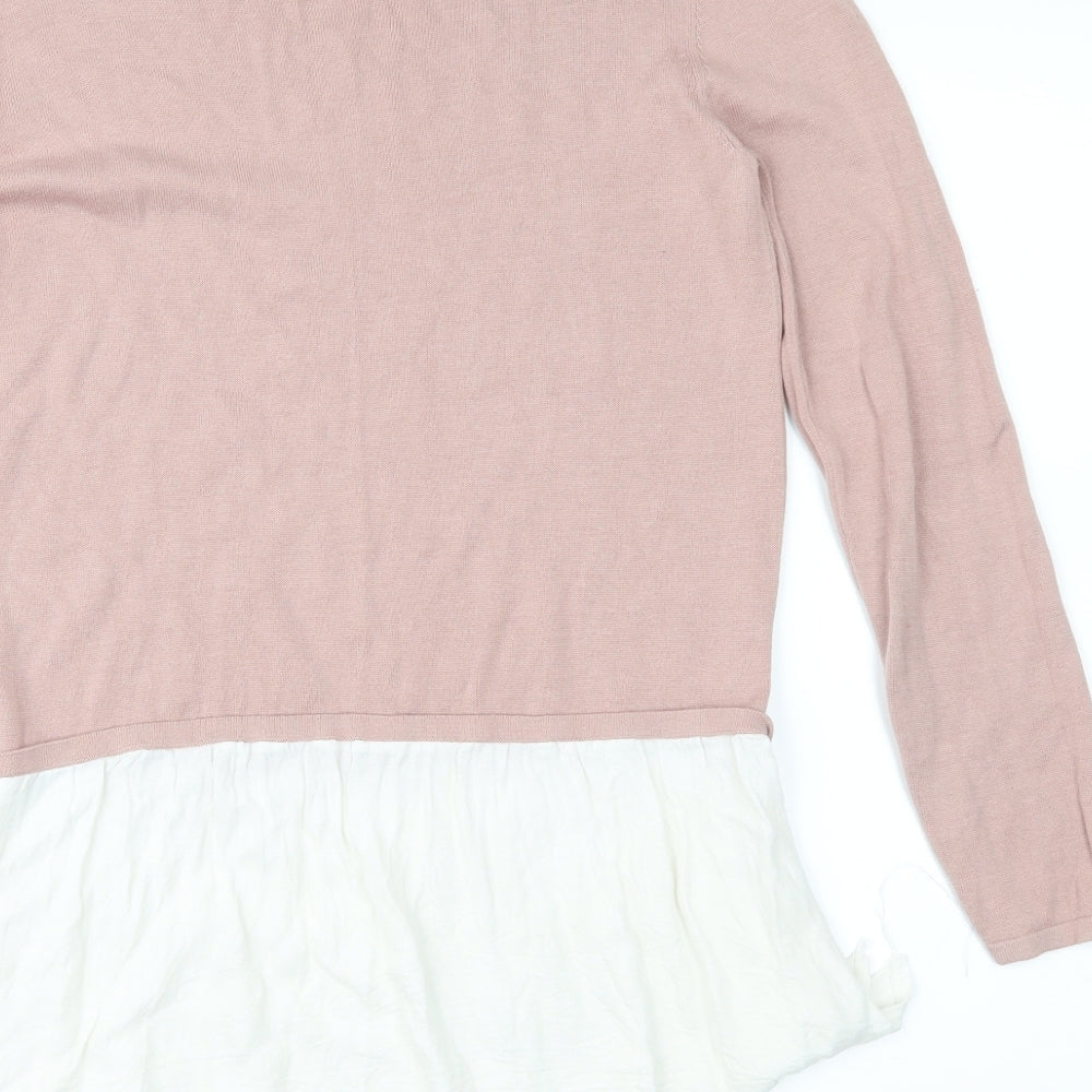 Street One Womens Pink  Knit Pullover Jumper Size 12
