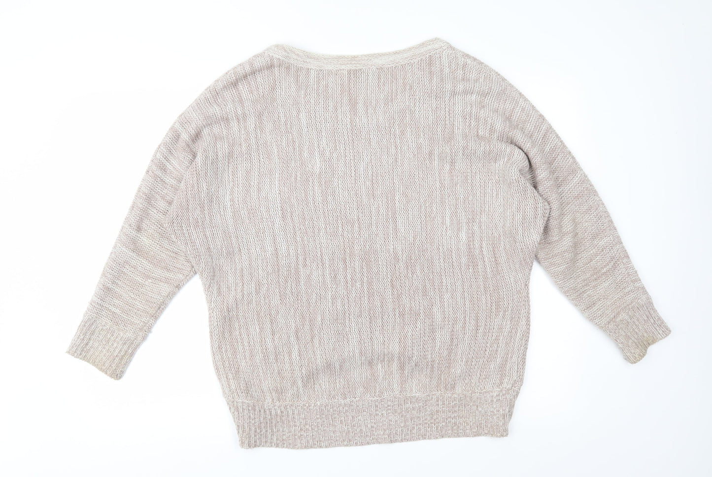 Peacocks Womens Brown  Knit Pullover Jumper Size M