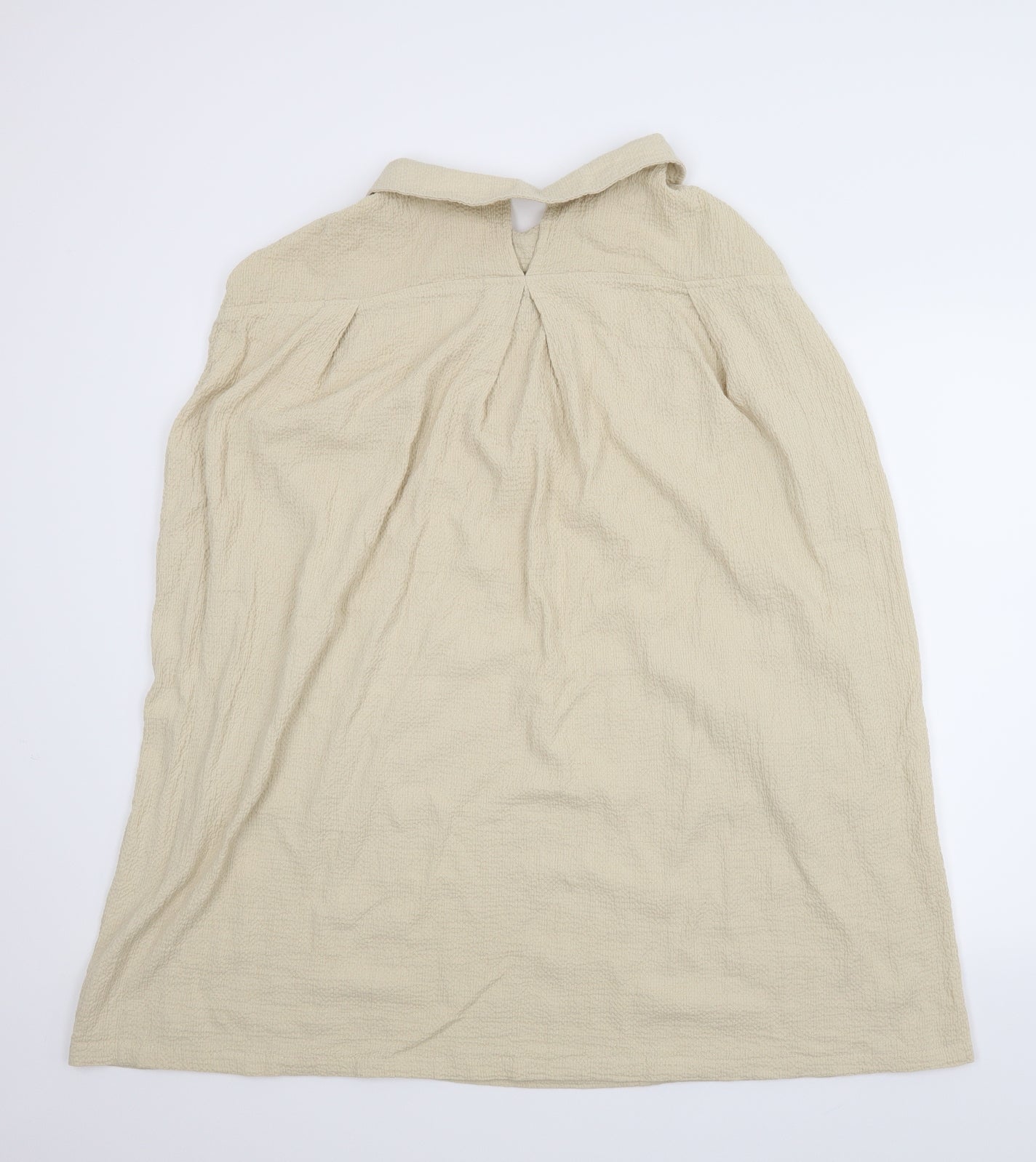 Vog Style Womens Beige   Tunic Blouse Size 2XL