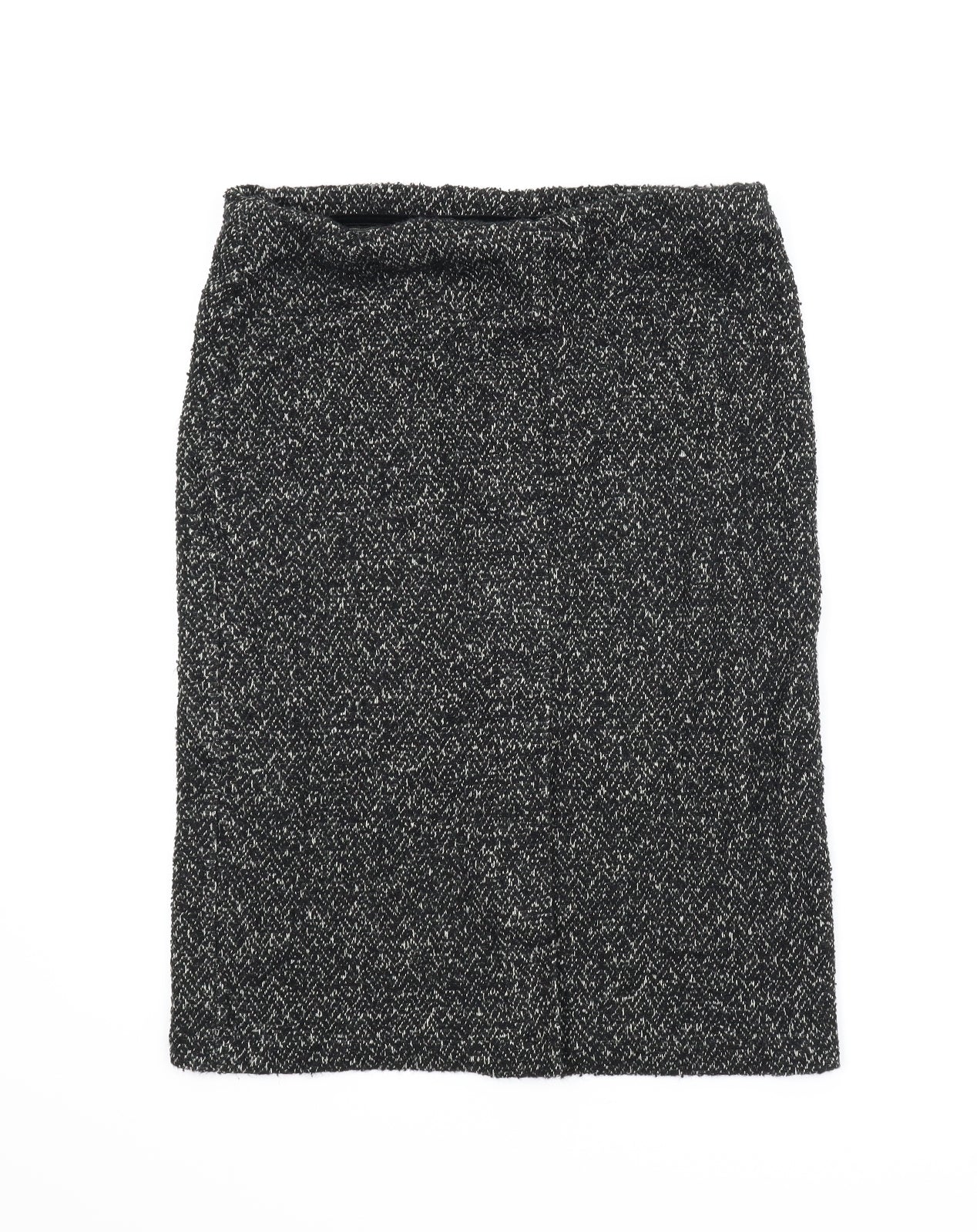 Preworn Womens Grey   Straight & Pencil Skirt Size M