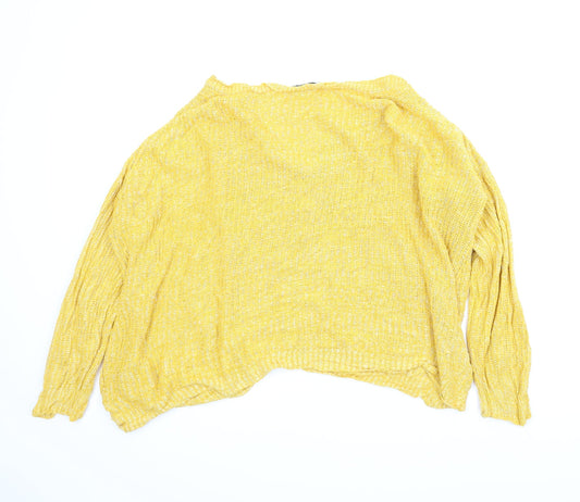 JD Williams Womens Yellow   Pullover Jumper Size M