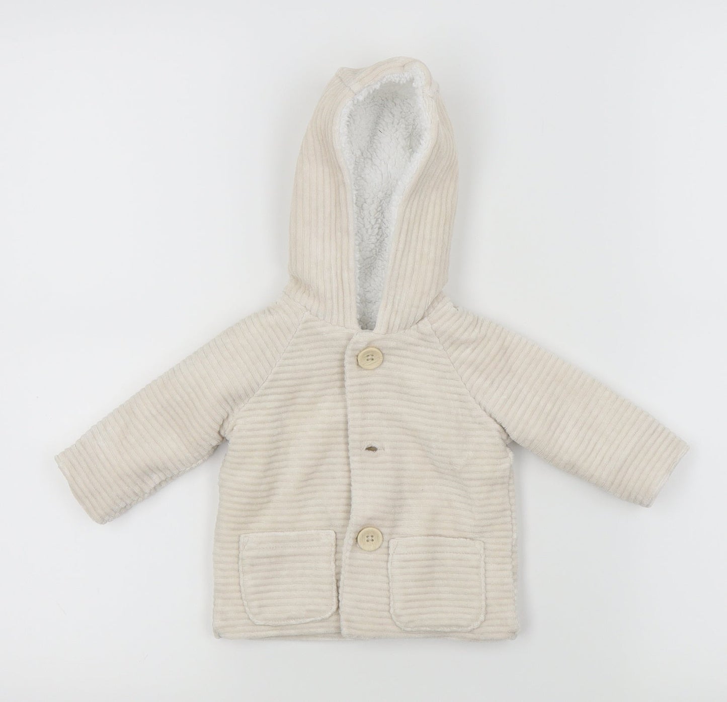 Asda George Girls Ivory   Jacket  Size 0-3 Months