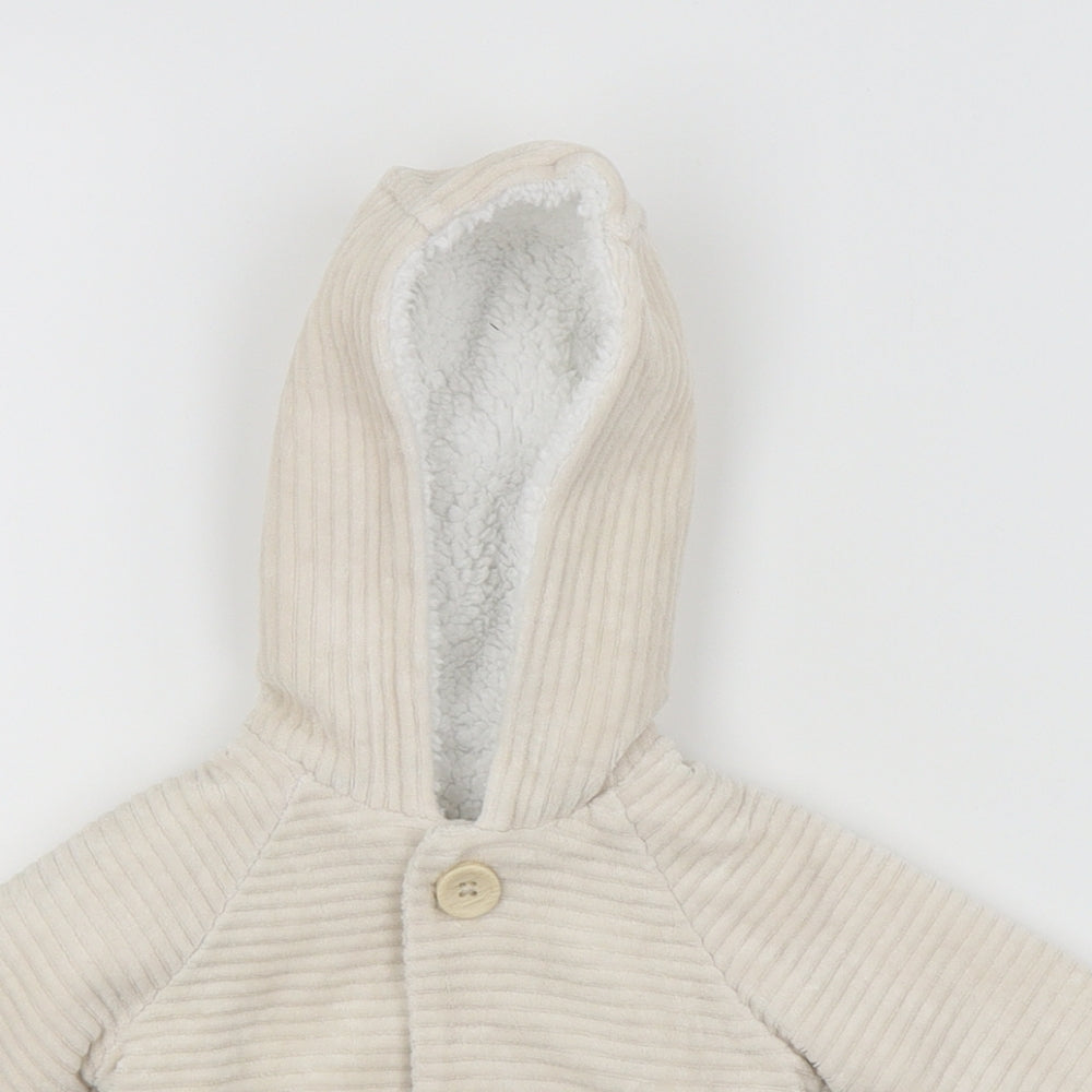 Asda George Girls Ivory   Jacket  Size 0-3 Months