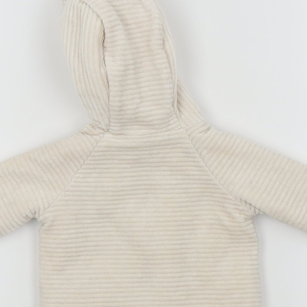 Asda George Girls Ivory   Jacket  Size 0-3 Months
