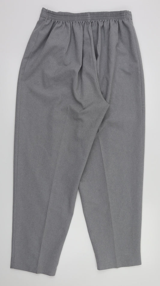 Design Essentials Womens Grey   Trousers  Size 18 L29 in - Stretch waistband