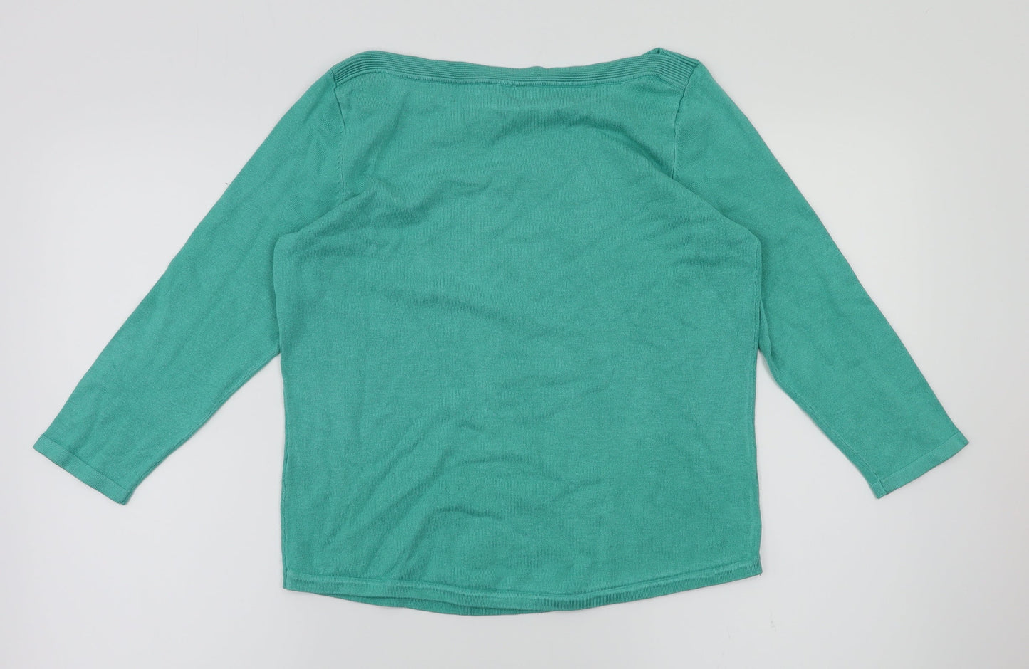 M&Co Womens Green   Pullover Jumper Size 12