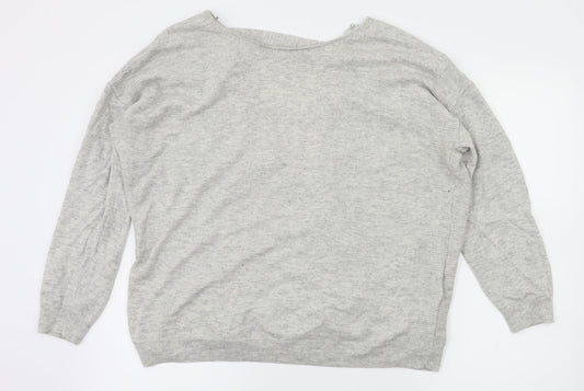 NEXT Womens Grey   Basic T-Shirt Size 20