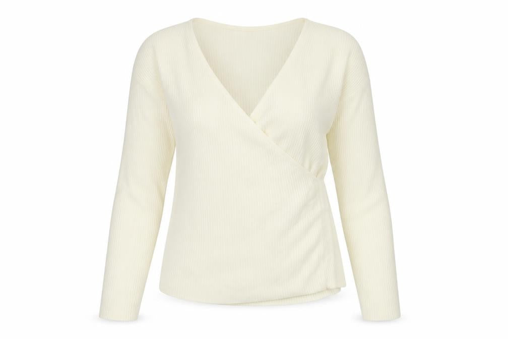 Signature Classic Womens Ivory   Pullover Jumper Size S