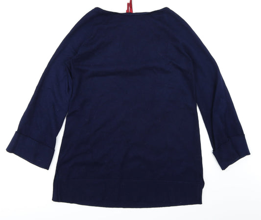 Love Scarlett Womens Blue   Basic T-Shirt Size S