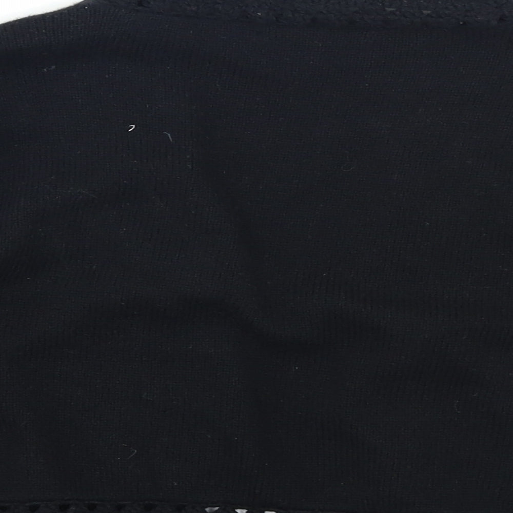 Linea Womens Black   Shrug Jumper Size M