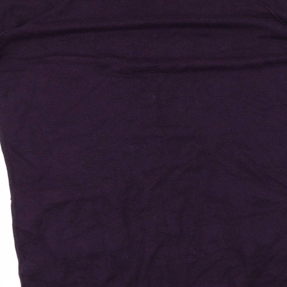 Warehouse Womens Purple  Knit Pullover Jumper Size 10
