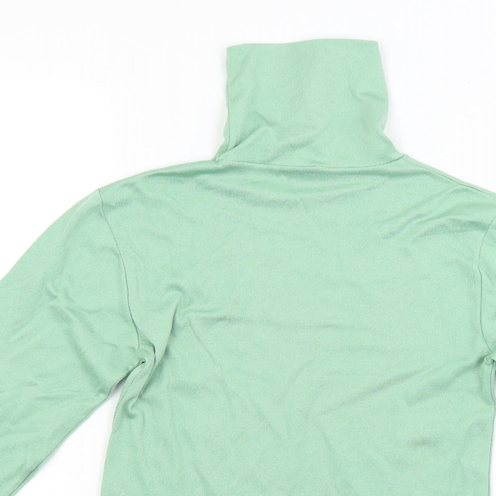 Marks and Spencer Womens Green  Knit Pullover Jumper Size 14