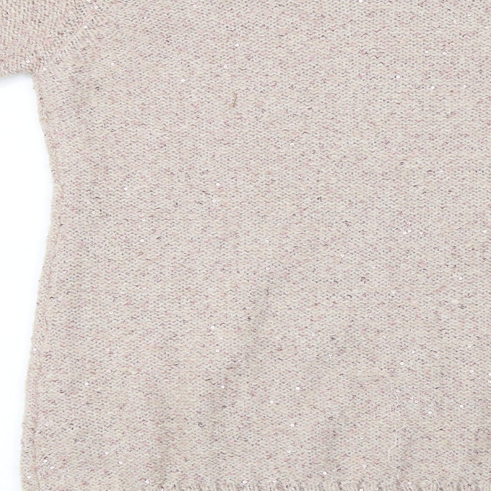 M&Co Womens Pink   Pullover Jumper Size M