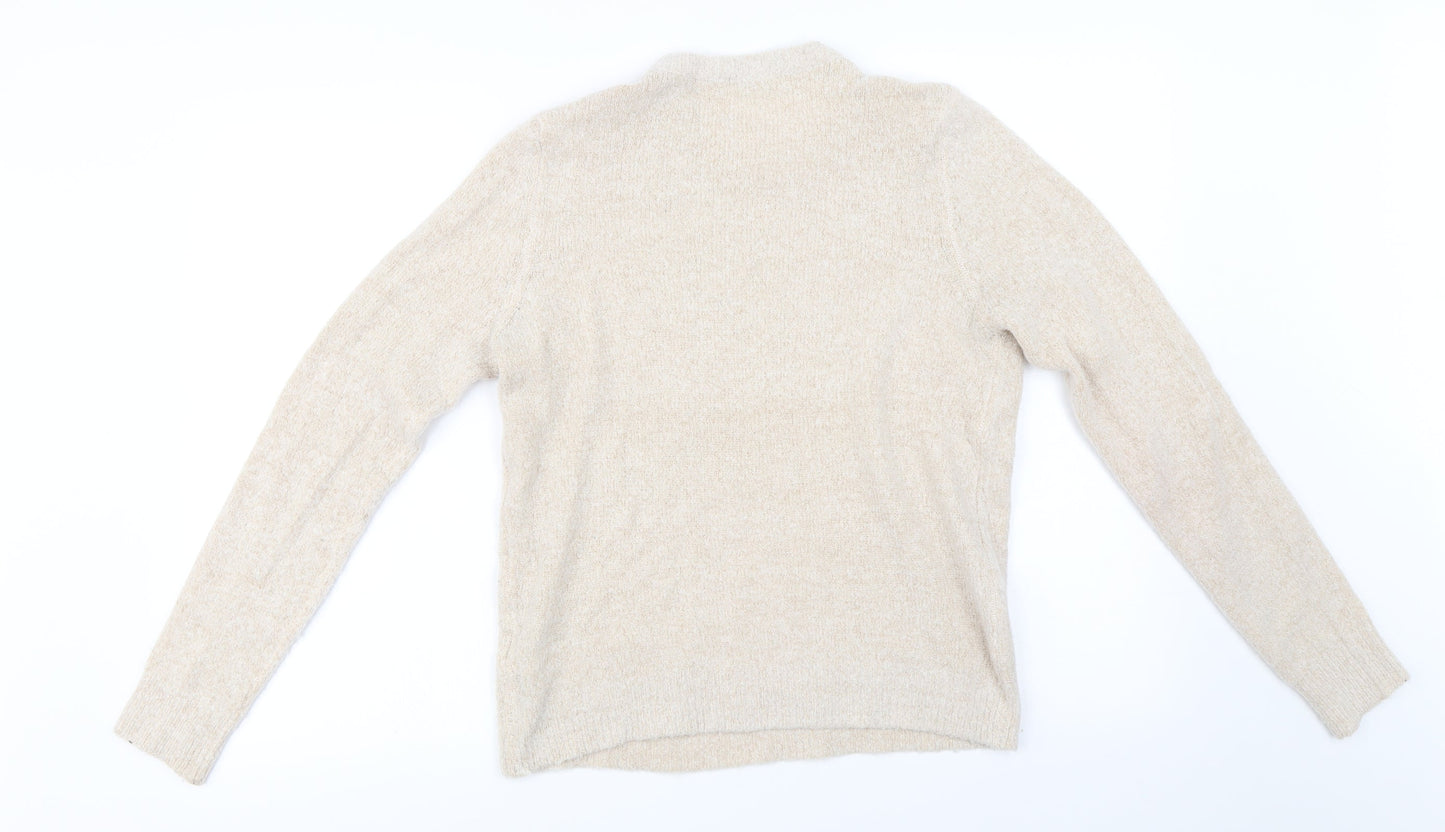 On Fire  Womens Beige   Pullover Jumper Size 14