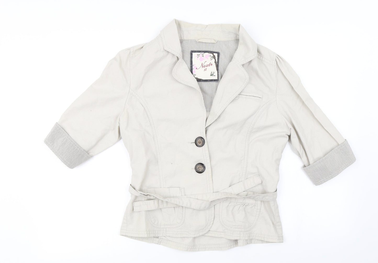 NEXT  Womens Beige   Jacket Coat Size 12