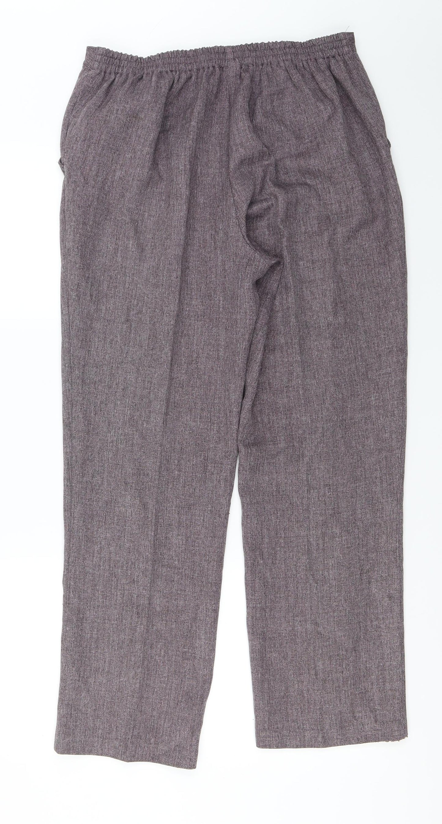 Damart  Womens Purple   Trousers  Size 30 in L26 in