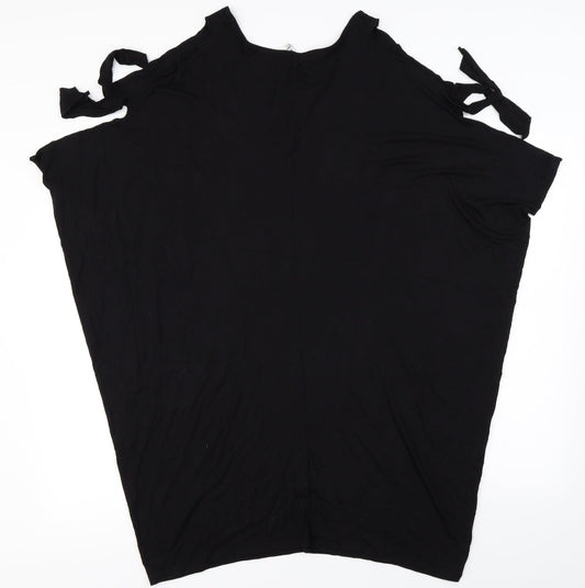 Debenhams Womens Black   Basic T-Shirt Size L