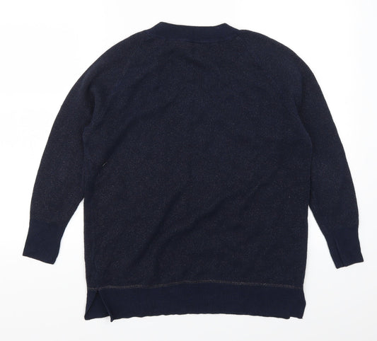 Oasis Womens Blue   Pullover Jumper Size S