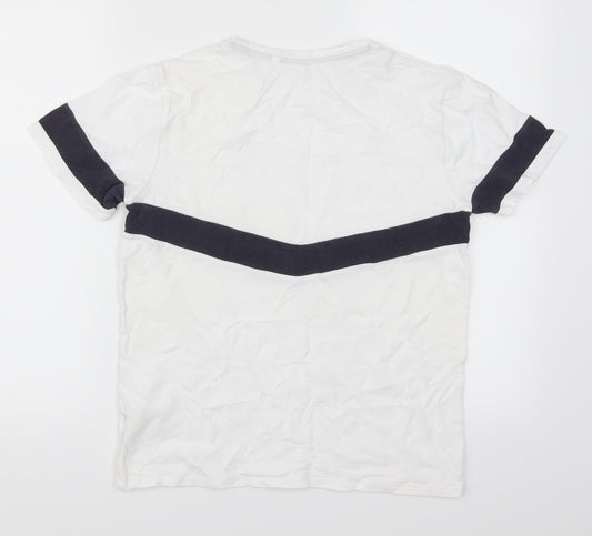 NEXT Boys White   Basic T-Shirt Size 13 Years  - #Connected