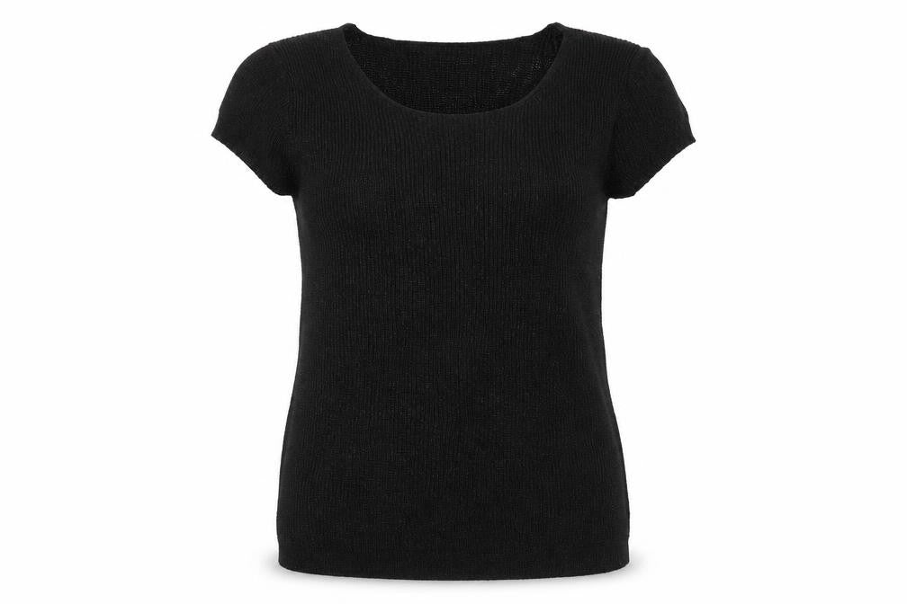 Front view of Divided by H&M women’s black jumper, size UK 8