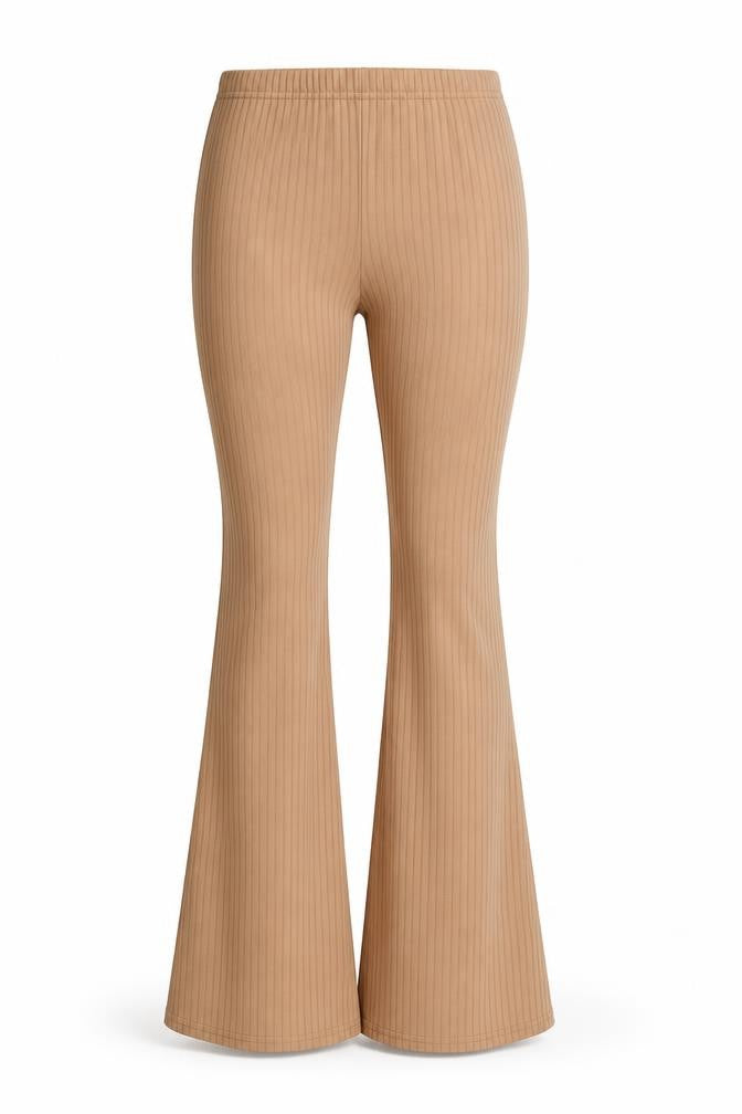 PRETTYLITTLETHING Womens Beige   Jegging Leggings Size 12 L35 in