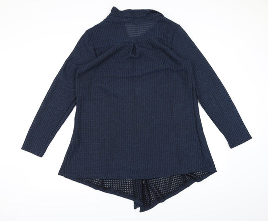 Collection London Womens Blue  Knit Cardigan Jumper Size 16
