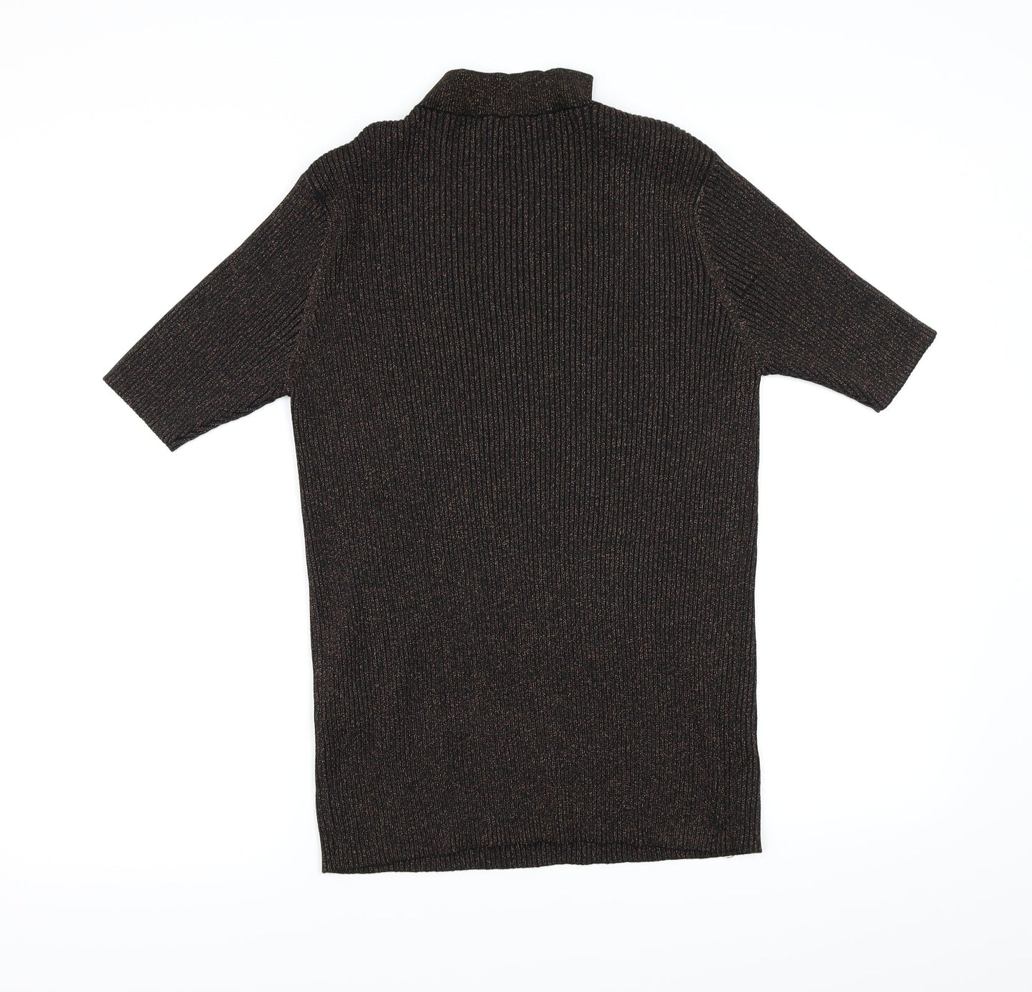 New Look Womens Brown  Knit Pullover Jumper Size 18