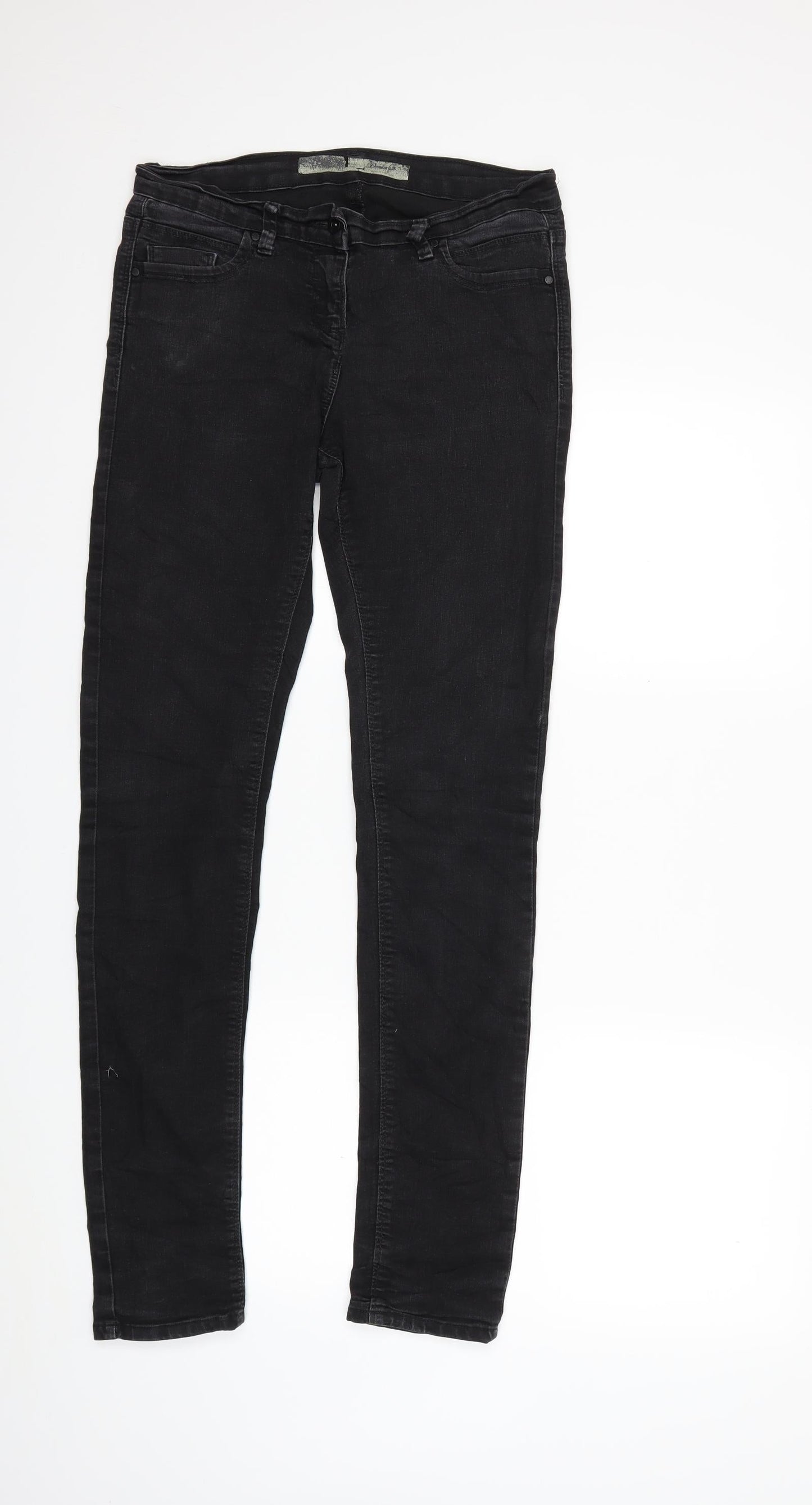 Denim & Co. Womens Black  Denim Skinny Jeans Size 30 in L31 in