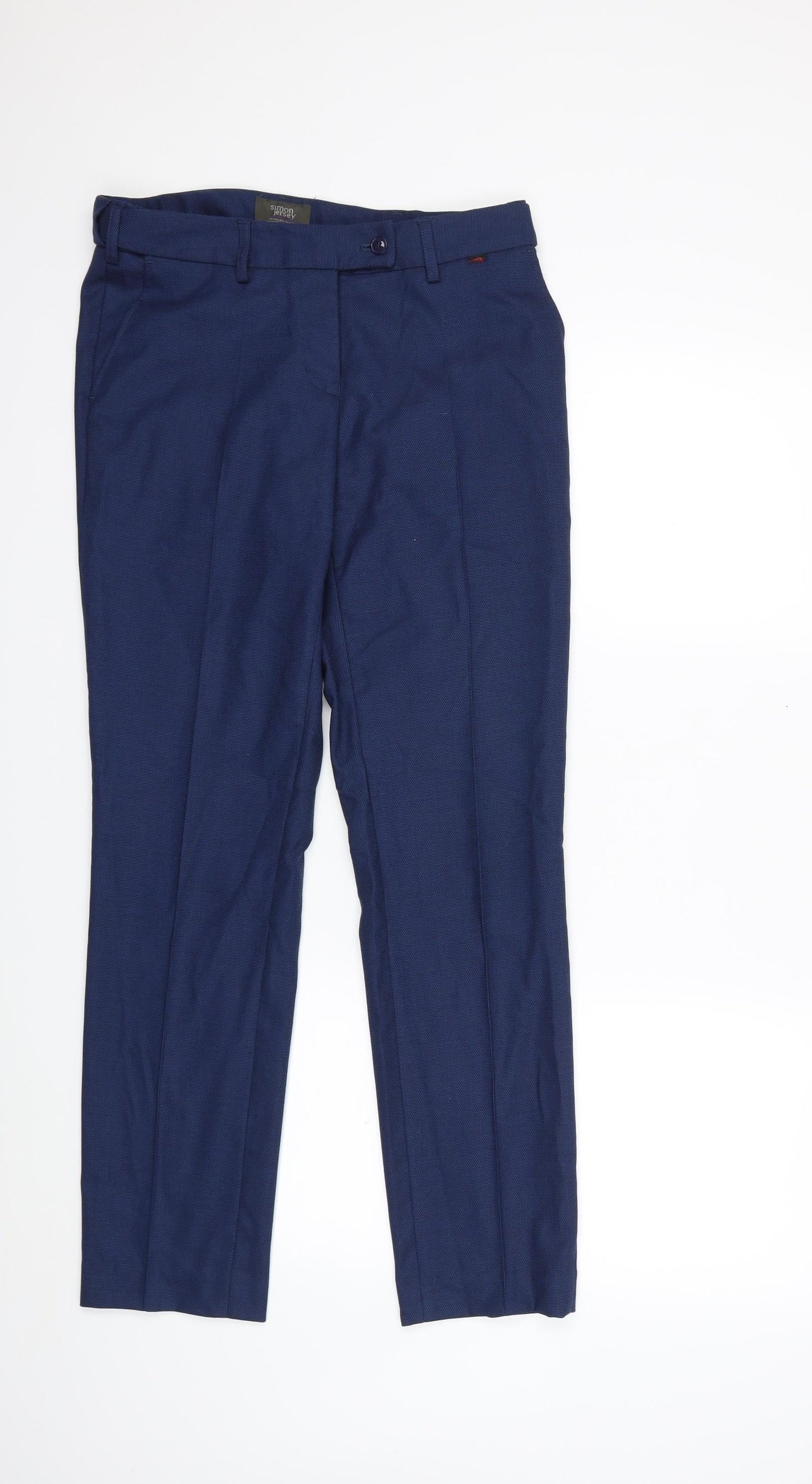 simon jersey Womens Blue   Trousers  Size 10 L28 in