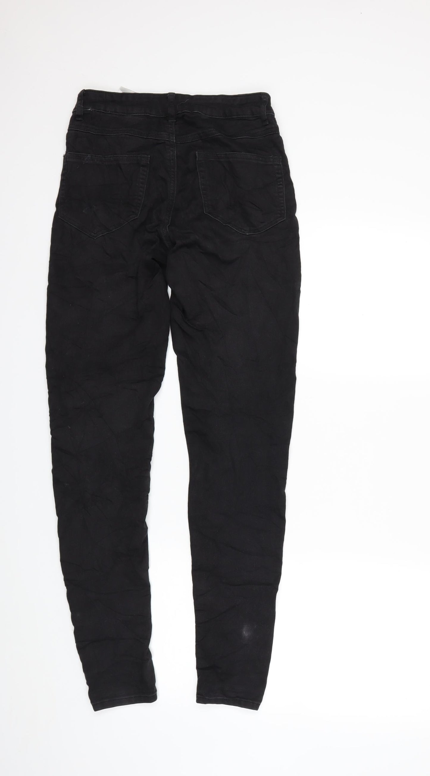 villa Womens Black  Denim Skinny Jeans Size S L30 in