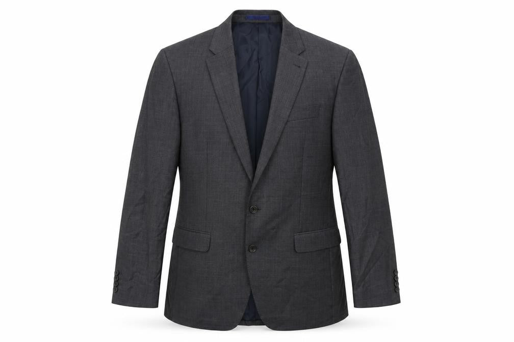 Front view of Next men’s grey jacket suit jacket, size 42