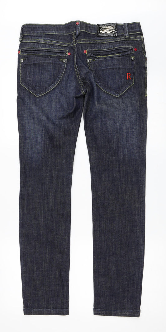 Rossa Miss Womens Blue  Denim Straight Jeans Size 31 in L31 in