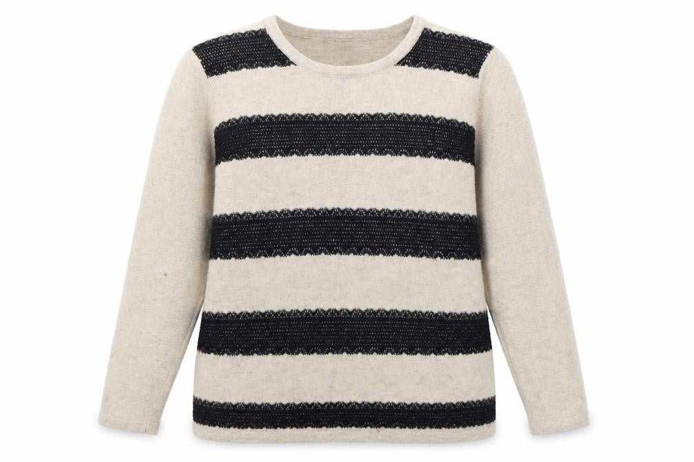 Front view of Bonmarché women’s beige jumper, size L