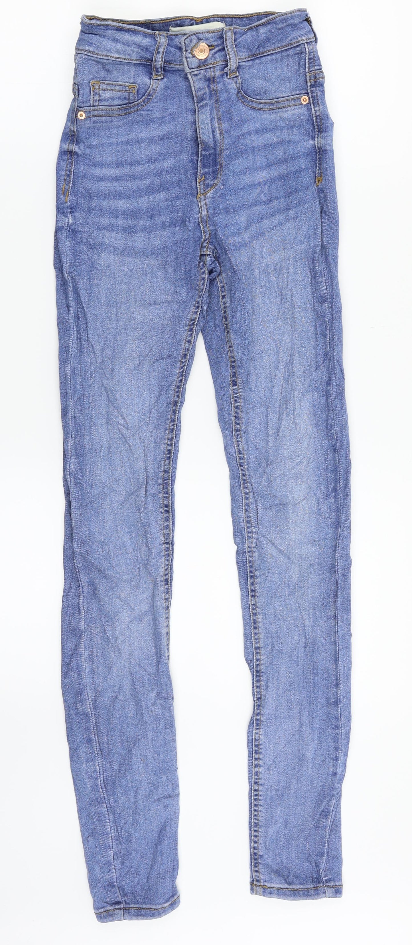 Ginatricot Womens Blue  Denim Skinny Jeans Size XS L27 in