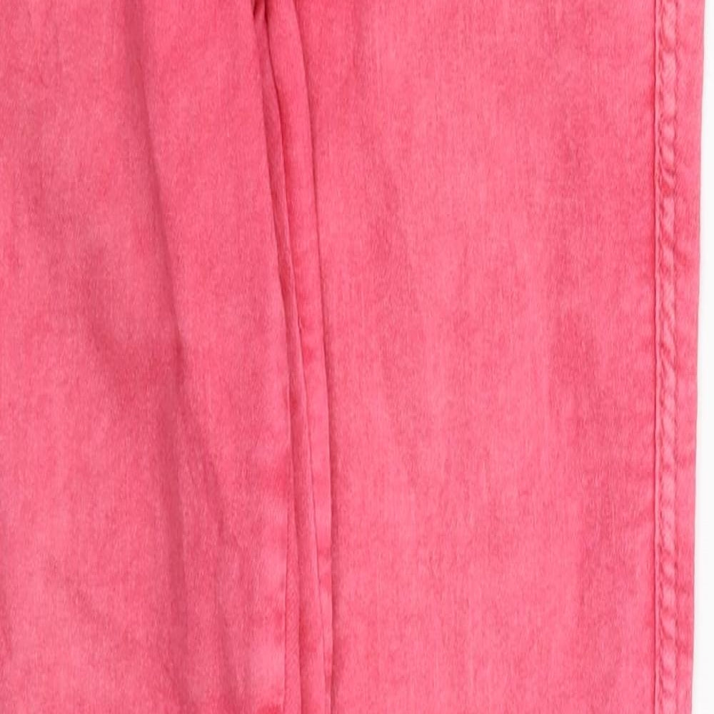 H&M Womens Pink  Denim Skinny Jeans Size 8 L26 in
