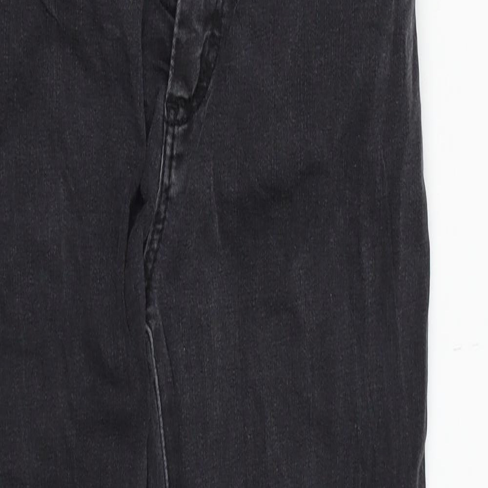 Topshop Womens Black  Denim Skinny Jeans Size 28 in L26 in