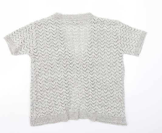 Pulse Womens Grey   Cardigan Jumper Size L