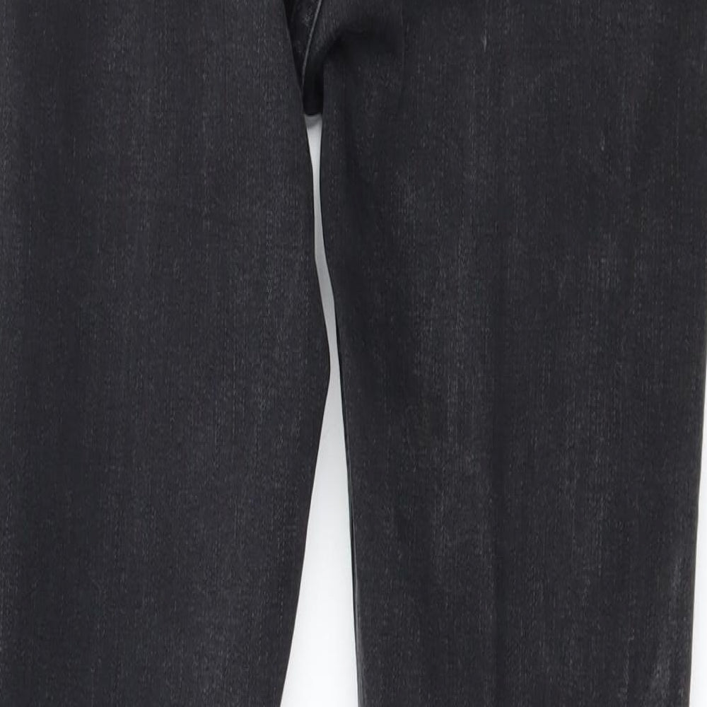 Topshop Womens Black  Denim Skinny Jeans Size 26 in L34 in